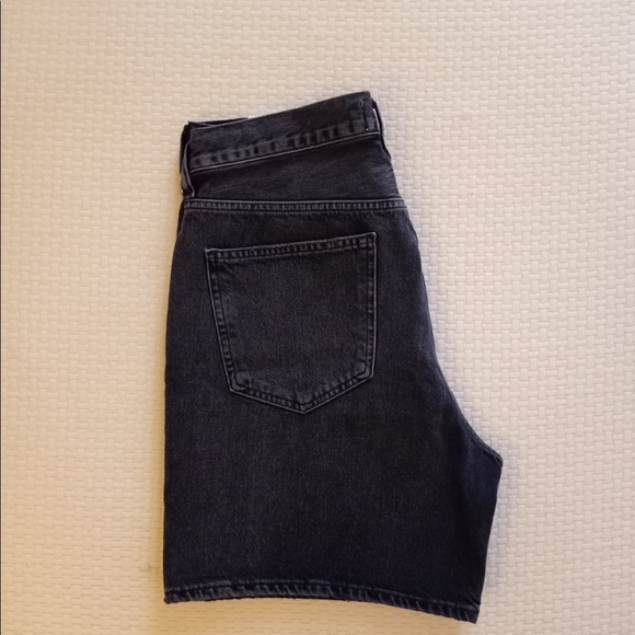 AGOLDE | Criss Cross Upsized Organic Cotton Denim Shorts - Picture 11 of 11
